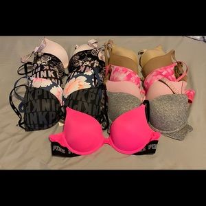 Lot of PINK/ VS bras